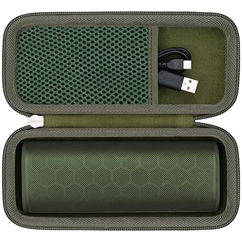 Khanka Hart Tasche für Sonos Roam 2/Roam/Roam SL WLAN WiFi Bluetooth Speaker Lautsprecher, Nut Tasche (Grün) von Khanka