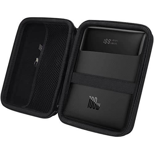 Khanka Hart Tasche kompatibel mit Baseus PD 100W USB C Laptop Power Bank Externe Batterien, Nur Hülle von Khanka