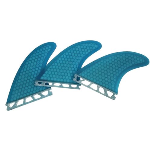 KiBcsLic 3X Surfbrett Flossen Quick Release Surf Flossen für Anfänger Wasser Sport von KiBcsLic
