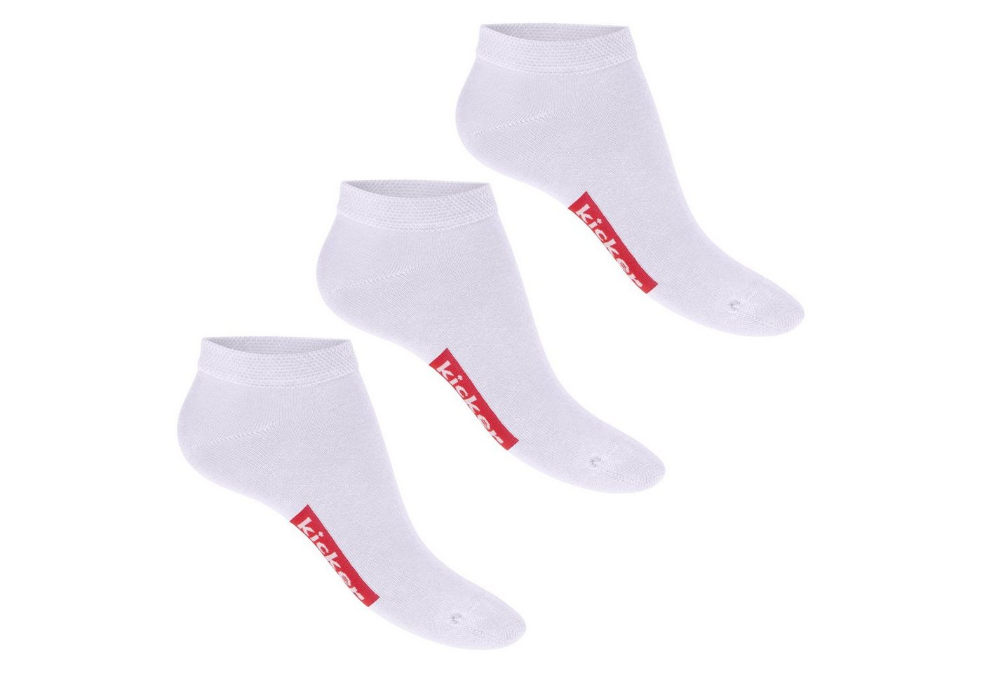 Kicker Kurzsocken Sneaker Socken für Damen und Herren aus Baumwolle von Kicker