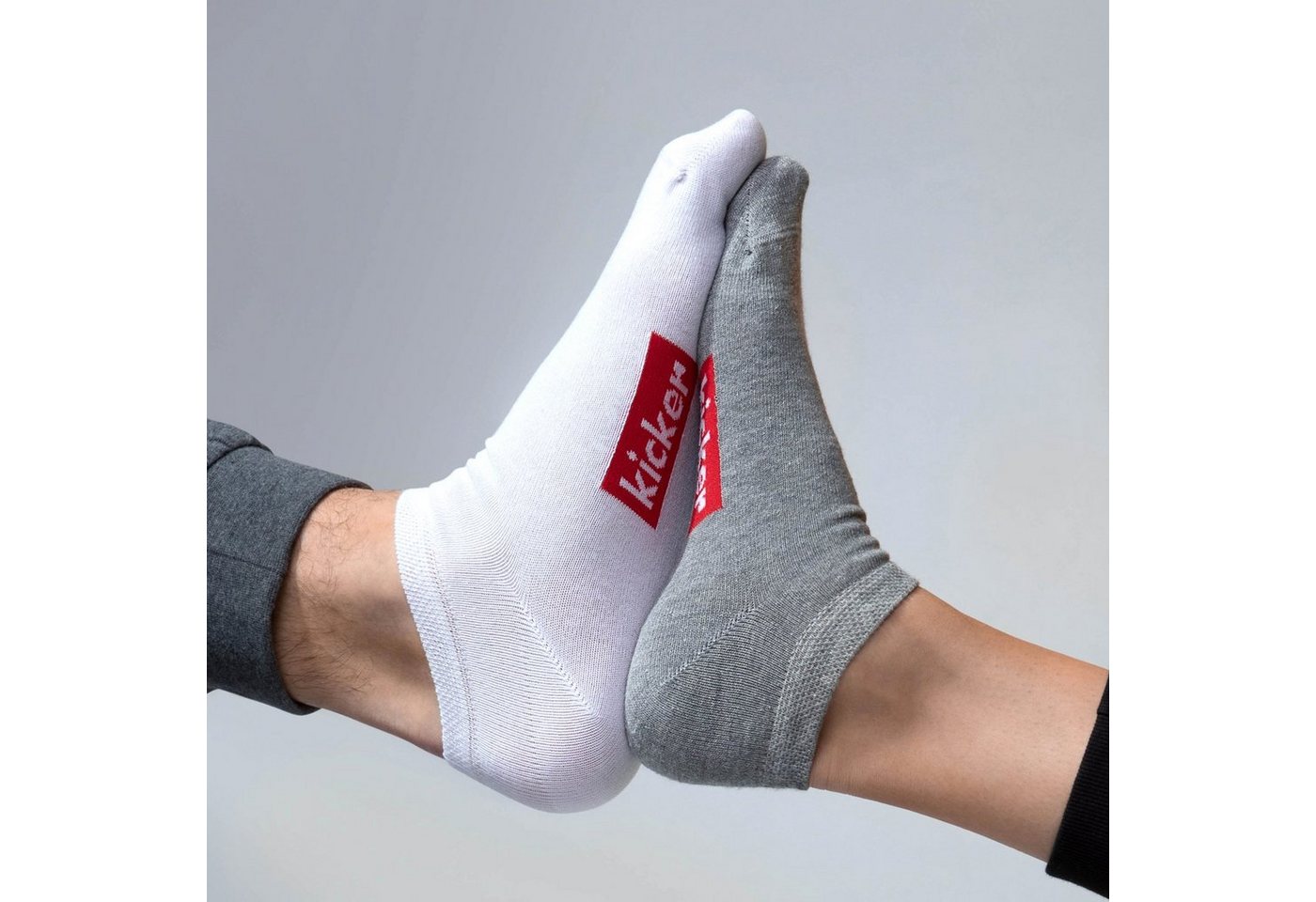 Kicker Kurzsocken Sneaker Socken für Damen und Herren aus Baumwolle von Kicker