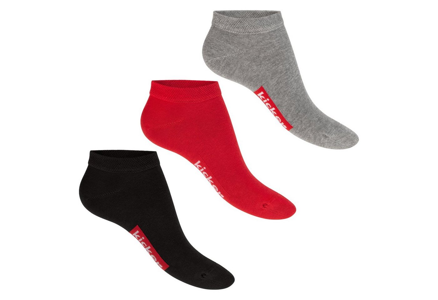 Kicker Kurzsocken Sneaker Socken für Damen und Herren aus Baumwolle von Kicker