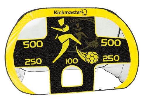 Kickmaster Fußballtor Übungswand, gelb/schwarz von Kickmaster