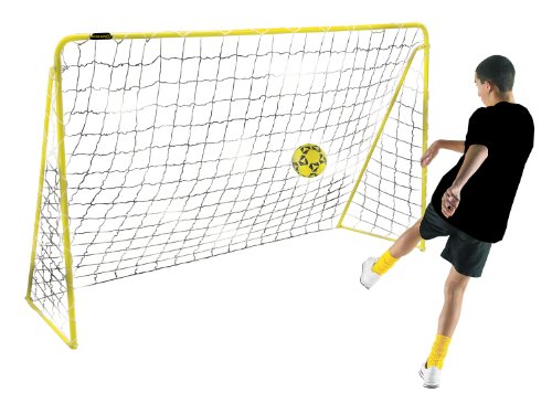 Kickmaster Herren Children's 10ft Premier Goal Tor für Kinder, 3 m, gelb von Kickmaster