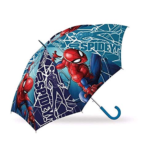 Kids Licensing KL84325 Spider Man Regenschirm, Solid, Mehrfarbig (Mehrfarbig), One Size von Kids Licensing