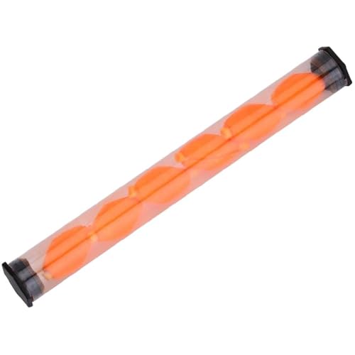 KieTeiiK 6 Stück fluoreszierende orange/gelbe Fliegenfischen Rohr Schwimmer Schaum Indikatoren gelb/orange Sichtbarkeit schwimmende Schaumstoff-Pad 15x6 von KieTeiiK
