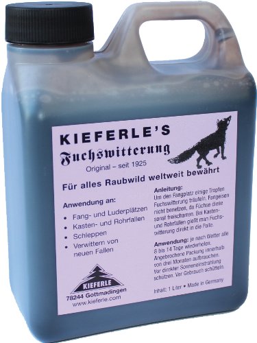 Kieferles Fuchswitterung 1 Liter Fuchs Lockmittel Raub Wild das Original seit 1925 von Kieferle
