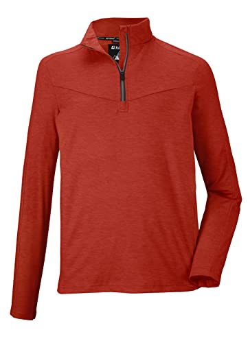 killtec (KILAH Herren Funktionsshirt mit Stehkragen und Reißverschluss KSW 37 MN LS SHRT, dunkelorange, 4XL, 38691-000 von Killtec