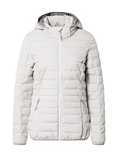 G.I.G.A. DX Damen Funktionsjacke in Daunenoptik/Steppjacke mit abzippbarer Kapuze Uyaka Stripe, hellgrau, 46, 34313-000 von G.I.G.A. DX