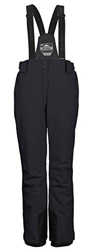 KILLTEC Damen Skihose/Funktionshose mit abnehmbaren Trägern, Kantenschutz und Schneefang KSW 288 WMN SKI PNTS, schwarz, 17, 37800-000 von Killtec