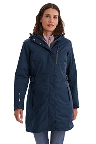 Killtec Damen Funktionsparka Mit Abzippbarer Kapuze, Dunkelnavy, 48 von Killtec