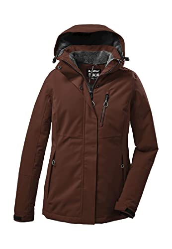 Killtec Damen Outdoorjacke Funktionsjacke mit abzippbarer Kapuze KOW 140 WMN Jckt wasserdicht, Winddicht, atmungsaktiv 00544-herbstlaub 44 von Killtec