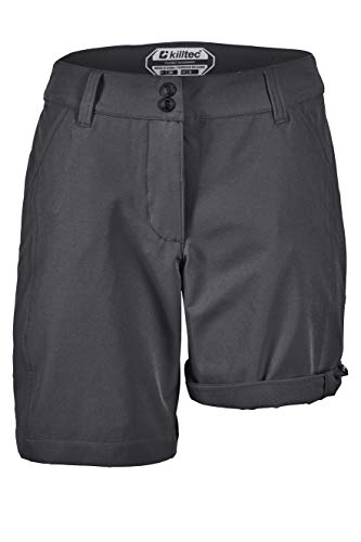 Killtec Damen Runja Funktionsshorts, Krempelbar, anthrazit, 48 von Killtec