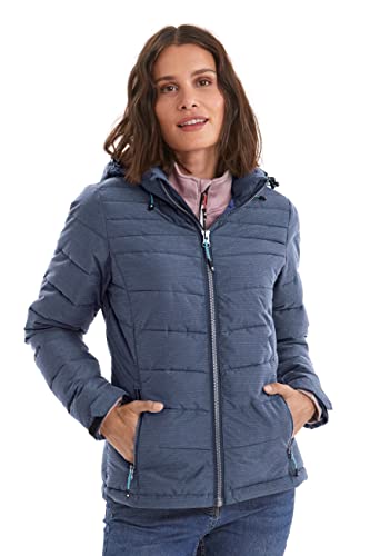 Killtec Damen Jacke In Daunenoptik Mit Abzippbarer Kapuze, Dunkelnavy, 36 von Killtec