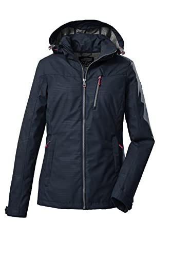 Killtec Damen Softshelljacke/Outdoorjacke mit abzippbarer Kapuze KOS 91 WMN SFTSHLL JCKT; dunkelnavy, 34, 39141-000 von Killtec