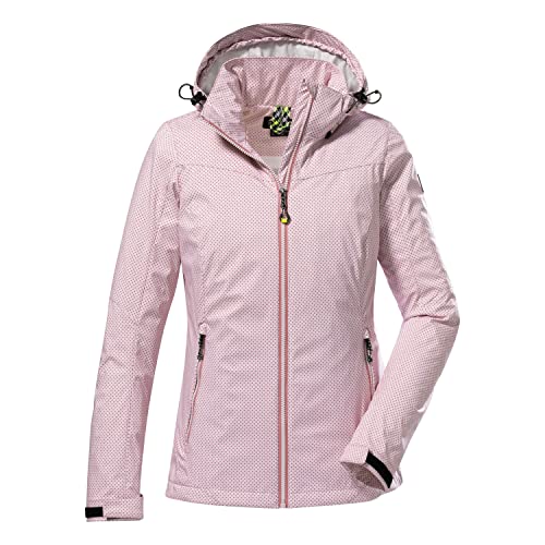 killtec Damen Softshelljacke/Outdoorjacke mit abzippbarer Kapuze KOS 103 WMN SFTSHLL JCKT, rosenholz, 46, 38014-000 von Killtec