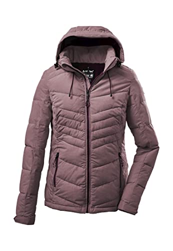 Killtec Damen Steppjacke Jacke in Daunenoptik mit abzippbarer Kapuze KOW 149 WMN QLTD JCKT wasserabweisend, atmungsaktiv, windabweisend 00428-himbeere 36 von Killtec