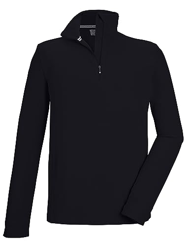 killtec Herren Fleeceshirt mit Stehkragen und Reißverschluss KSW 99 MN FLC SHRT, schwarz blau, XXL, 40878-000 von Killtec