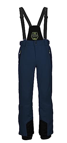 killtec Herren Skihose/Funktionshose mit abnehmbaren Trägern, Kantenschutz und Schneefang Enosh, dunkelpetrol, XL, 30920-000 von Killtec