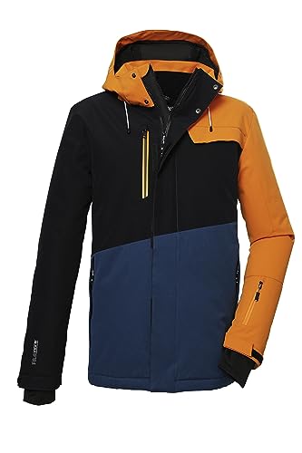 killtec Herren Skijacke/Funktionsjacke mit abzippbarer Kapuze und Schneefang KSW 77 MN SKI JCKT, orange, XXL, 39743-000 von Killtec