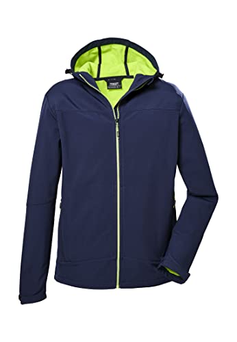 Killtec Herren Softshelljacke Softshell Jacke mit Kapuze MN SFTSHLL Jckt wasserabweisend, windabweisend 00814-dunkelnavy XL von Killtec