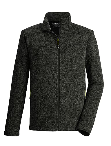 killtec Herren Strickfleecejacke/Jacke mit Stehkragen KOW 3 MN JCKT, dunkeloliv, XXL, 39678-000 von Killtec