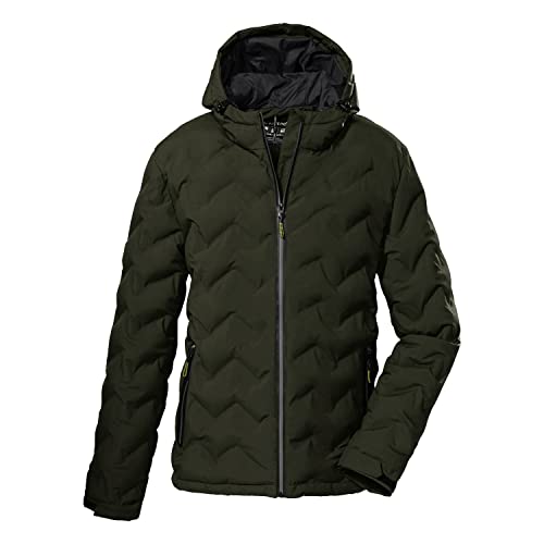 killtec Herren Wintermantel/Jacke in Daunenoptik mit Kapuze KOW 119 MN QLTD JCKT, dunkeloliv, XL, 38653-000 von Killtec