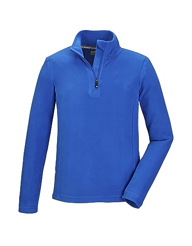 killtec Jungen Fleeceshirt mit Stehkragen und Reißverschluss KSW 184 BYS FLC SHRT, blau, 140, 40867-000 von Killtec