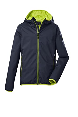 Killtec Jungen Funktionsjacke/Outdoorjacke mit Kapuze, packbar KOS 226 BYS JCKT; dunkelnavy, 128, 39566-000 von Killtec