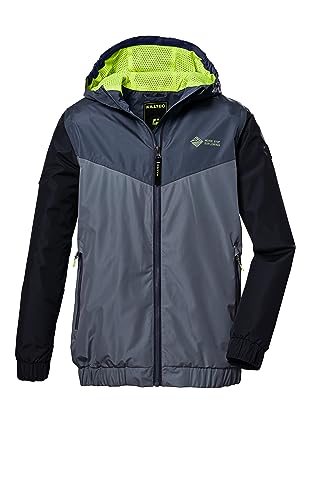 killtec Jungen Funktionsjacke/Outdoorjacke mit Kapuze KOS 288 BYS JCKT, blaugrau, 152, 41474-000 von Killtec