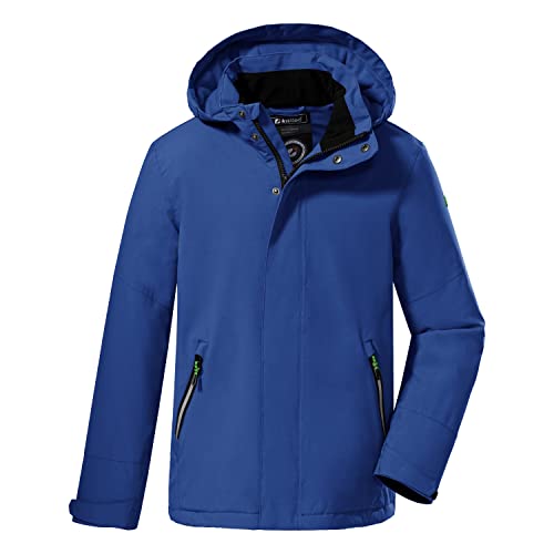 killtec Jungen Outdoorjacke/Funktionsjacke mit Kapuze KOW 206 BYS JCKT, blau, 116, 38844-000 von Killtec