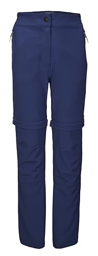 killtec Mädchen Funktionshose/Outdoorhose mit abzippbaren Beinen KOS 342 GRLS PNTS, Navy Blue, 116, 41722-000 von Killtec