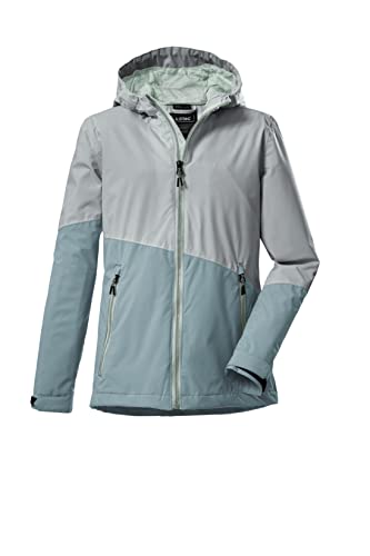 killtec Mädchen Funktionsjacke/Outdoorjacke mit Kapuze KOS 206 GRLS JCKT, hell stahlmint, 140, 39103-000 von Killtec