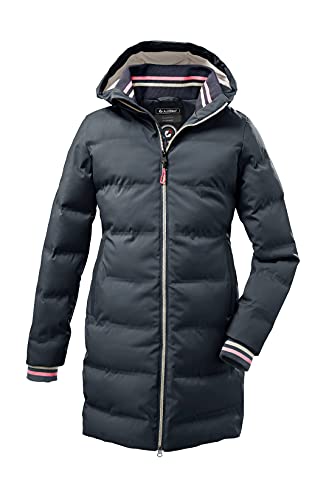 Killtec Mädchen Kow 33 Grls Qltd Ct Steppjacke mit Kapuze, marine, 152 EU von Killtec