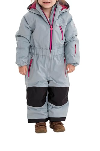 Killtec Mädchen Kw 102 Mns Onpc Skioverall Schneehose mit Kapuze, hell stahlblau, 92 EU von Killtec