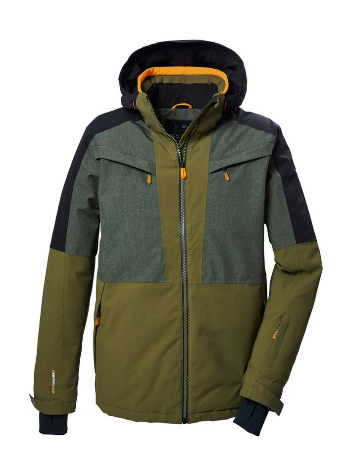Killtec Skijacke KSW 407 MN SKI JCKT Wasserdichte Skijacke mit Colourblock, atmungsaktiv, viele Taschen von Killtec