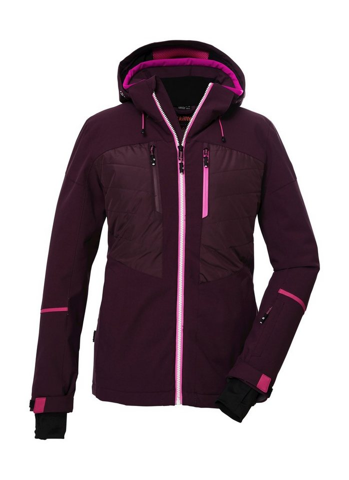 Killtec Skijacke KSW 86 WMN SKI JCKT Atmungsaktive, wasserdichte Skijacke mit Hybridoptik und Details von Killtec