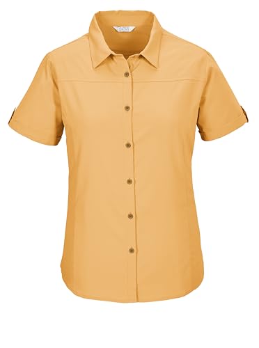 killtec Damen Funktionsbluse Kurzarm/Bluse KOS 1 WMN WVN SHRT, pfirsich, 48, 42840-000 von Killtec
