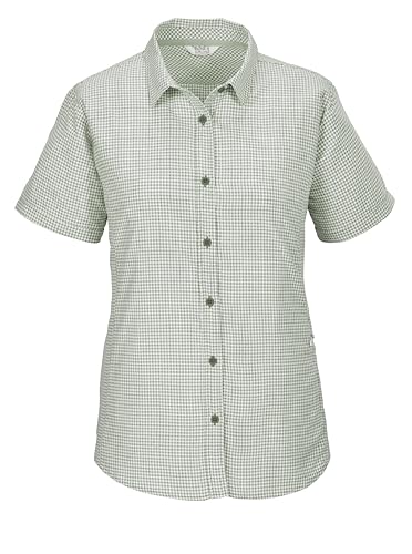killtec Damen Funktionsbluse Kurzarm/Bluse KOS 43 WMN WVN SHRT, helles Salbei, 40, 42789-000 von Killtec