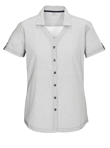 killtec Damen Funktionsbluse Kurzarm/Bluse KOS 46 WMN WVN SHRT, Nachtblau, 40, 42842-000 von Killtec