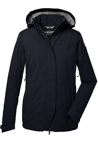 killtec Damen Funktionsjacke mit abzippbarer Kapuze/Outdoorjacke ist wasserdicht KOS 11 WMN JCKT, dunkelnavy, 40, 41260-000 von Killtec