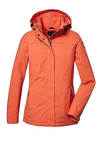 killtec Damen Funktionsjacke/Outdoorjacke mit abzippbarer Kapuze KOS 42 WMN JCKT, koralle, 34, 41282-000 von Killtec