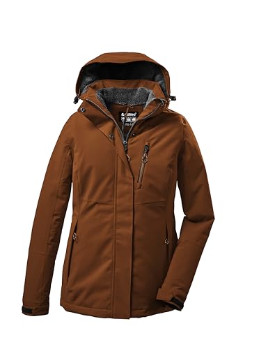killtec Damen Funktionsjacke/Outdoorjacke mit abzippbarer Kapuze KOW 140 WMN JCKT, zimt, 48, 37411-000 von Killtec