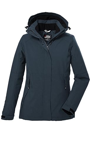killtec Damen Funktionsjacke/Outdoorjacke mit abzippbarer Kapuze KOW 37 WMN JCKT, hellpetrol, 40, 39702-000 von Killtec