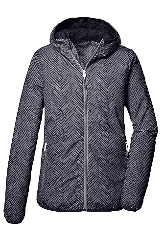 killtec Damen Funktionsjacke mit Kapuze, Outdoorjacke packbar KOS 69 WMN JCKT, dunkelnavy, 40, 41348-000 von Killtec