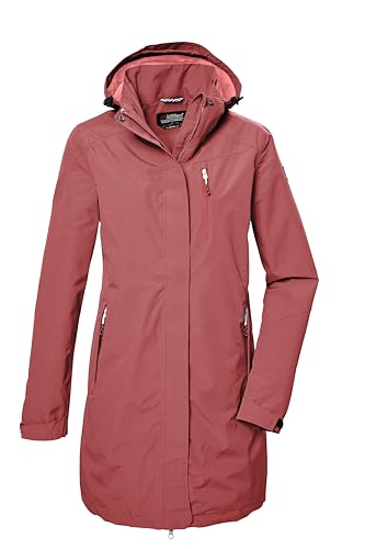 killtec Damen Funktionsparka/Parka mit abzippbarer Kapuze KOS 30 WMN PRK, hell sienna rot, 44, 42918-000 von Killtec