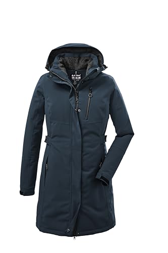 killtec Damen Funktionsparka/Parka mit abzippbarer Kapuze KOW 165 WMN PRK, hellpetrol, 40, 37726-000 von Killtec