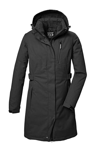 killtec Damen Kow 303 Wmn Prk Funktionsparka/Parka Mit Abzippbarer Kapuze, Anthrazit Melange, 36 EU von Killtec
