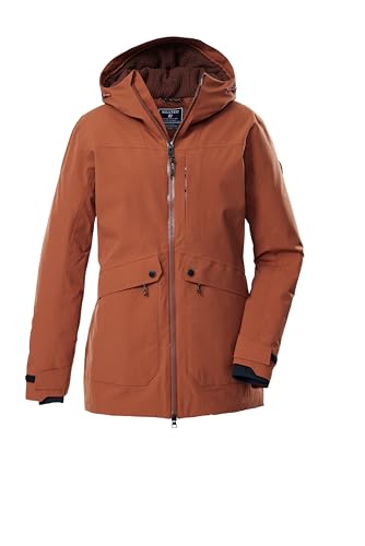 killtec Damen Outdoorparka/Funktionsparka mit Kapuze KOW 16 WMN PRK, kupferbraun, 44, 43310-000 von Killtec