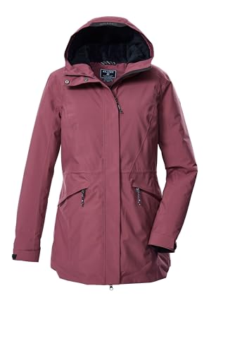 killtec Damen Outdoorparka/Funktionsparka mit Kapuze KOW 19 WMN PRK, hellpflaume, 38, 43307-000 von Killtec